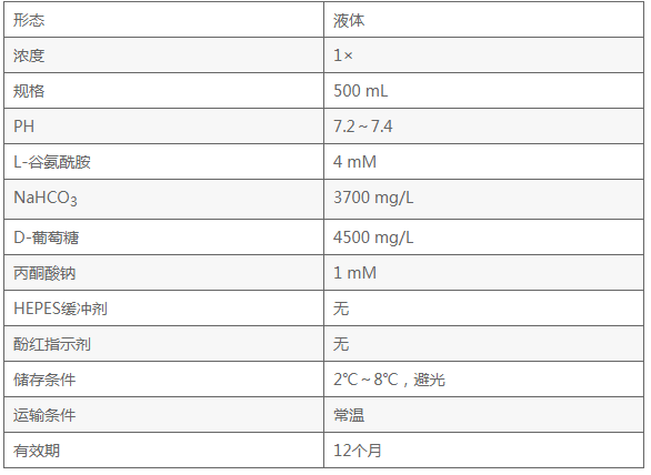 DMEM高糖（不含酚红）